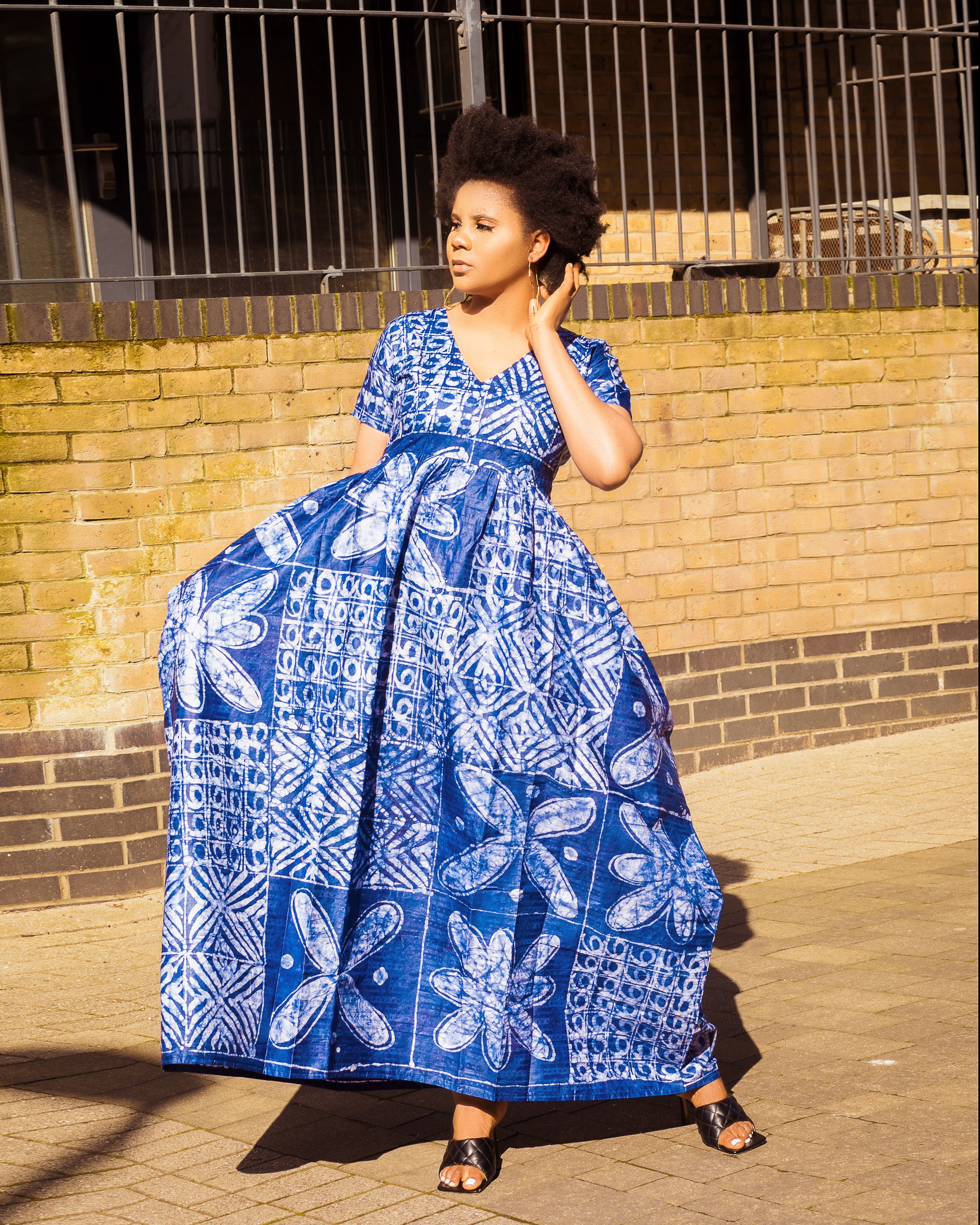 低価格の 美品 6 roku African Batik Dress ワンピース - wownepal.com.np
