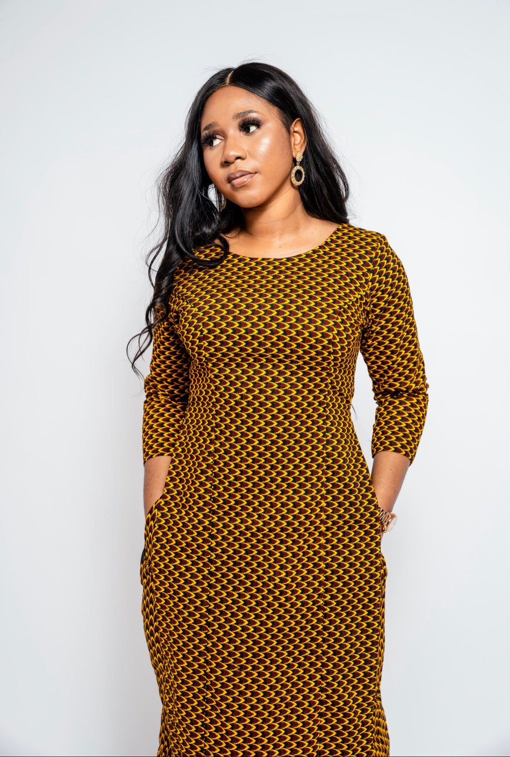 Miriam African 2 piece trouser and top matching set