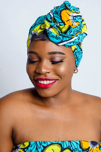 Kimber African Print headwrap - Afrothrone
