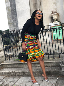 Rona African Kente skirt - Afrothrone