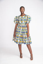 Load image into Gallery viewer, Chika Midi African Print Dress