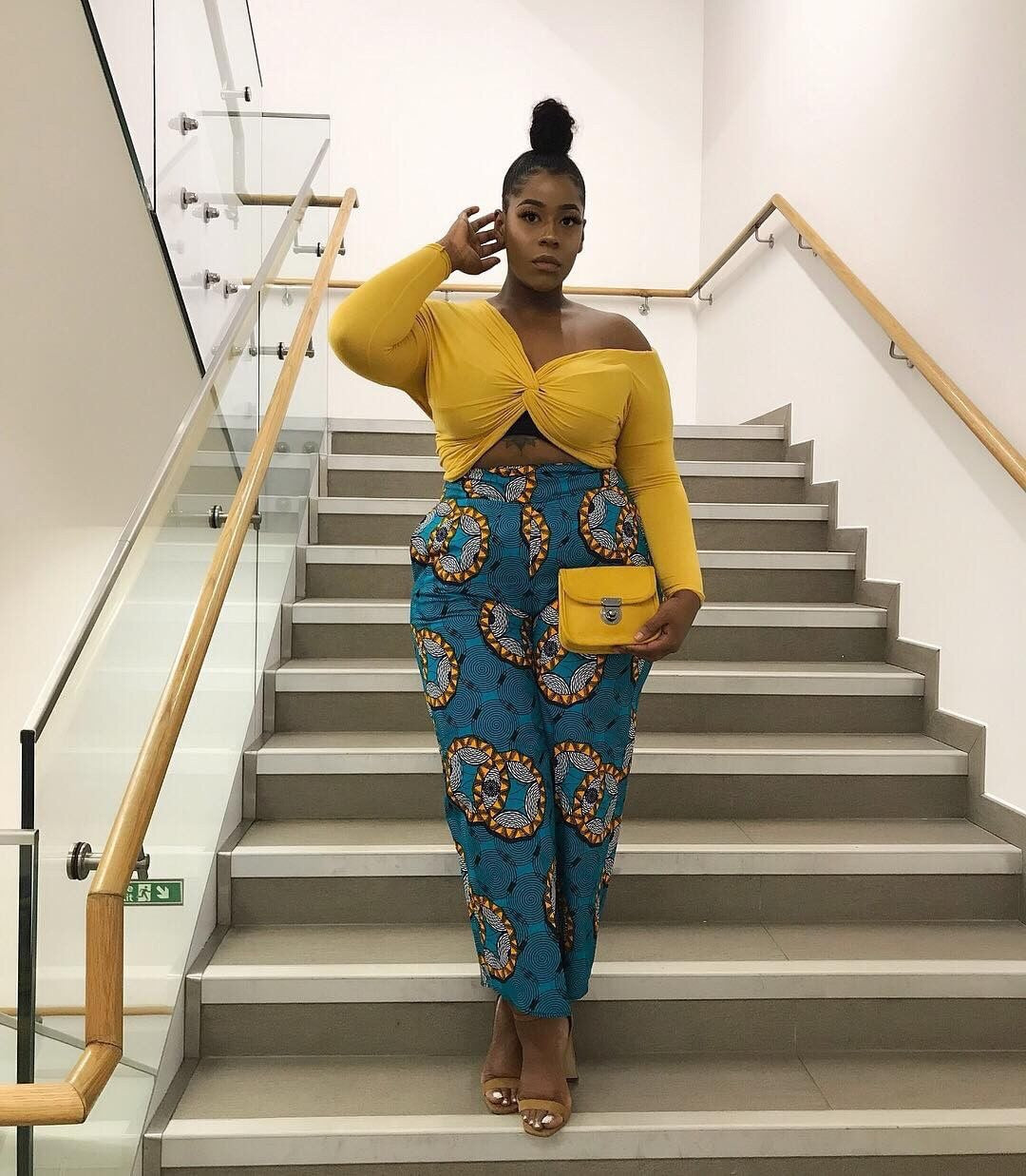 Zino African print culottes - Afrothrone