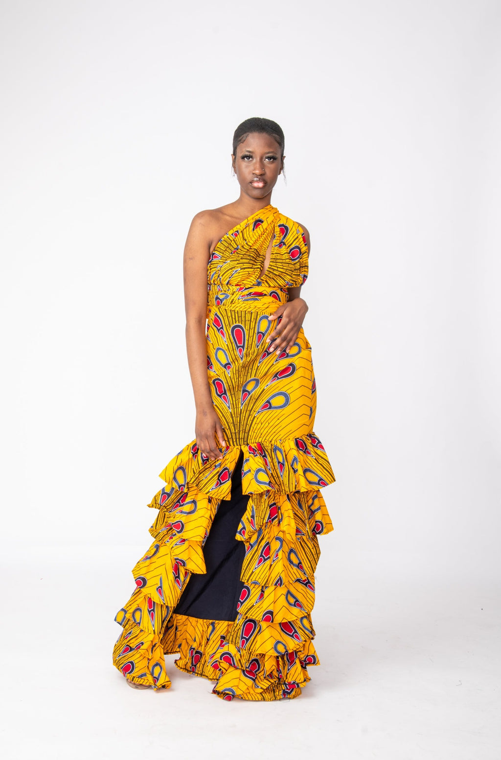 Sinachi African Print Infinity Dress