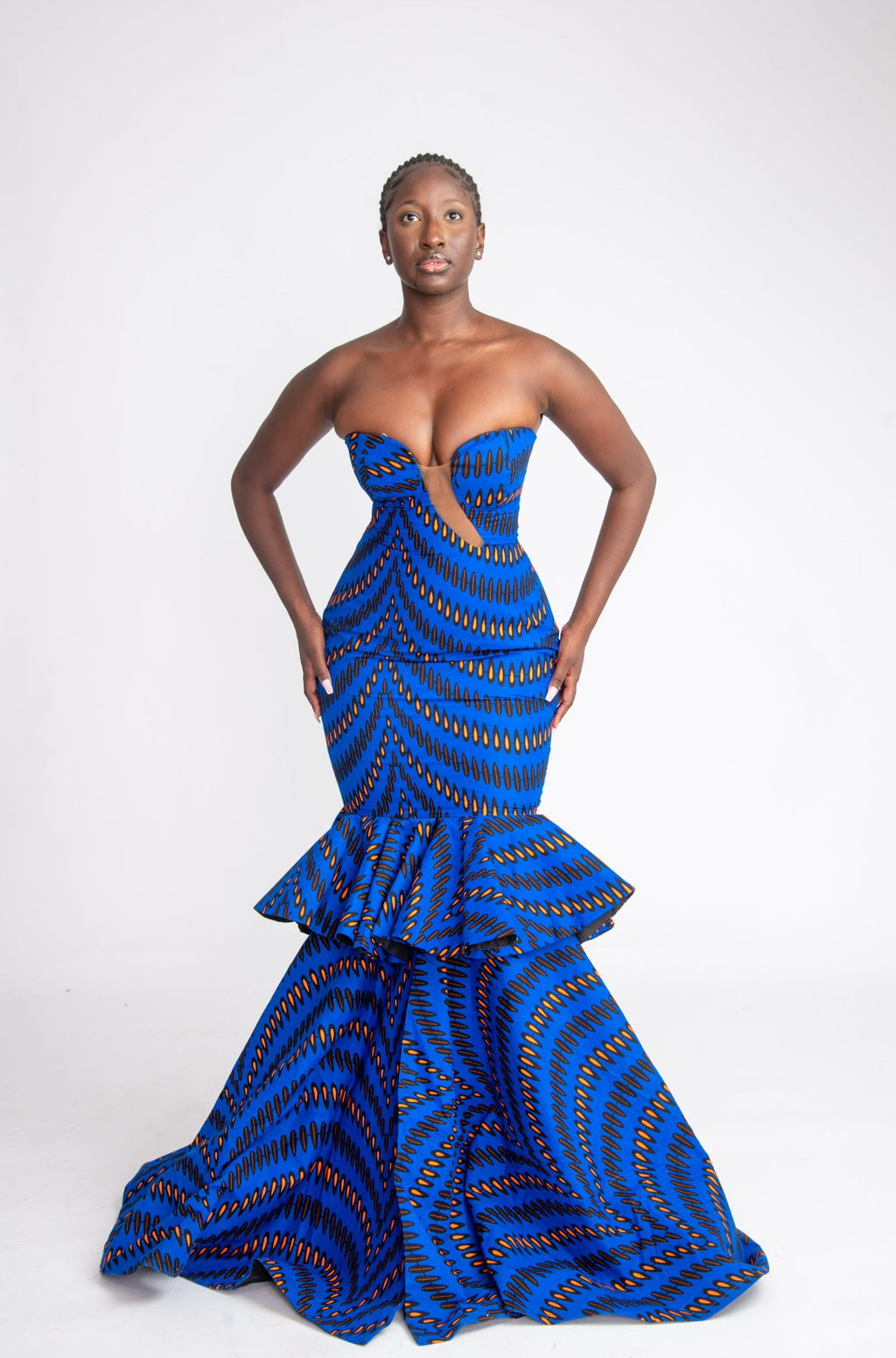 Yetunde Corset African Print Mermaid Dress