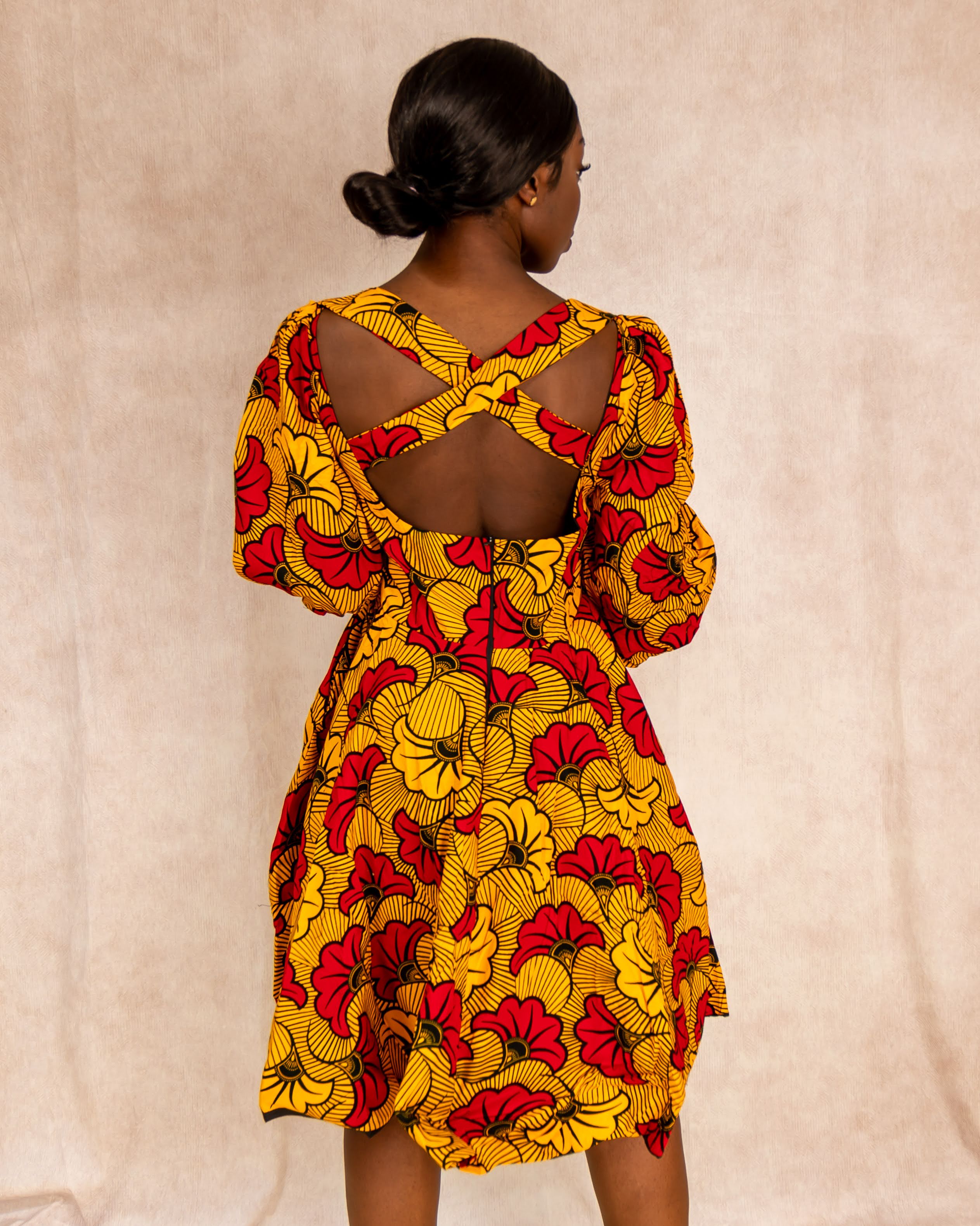Bukola African print Dress
