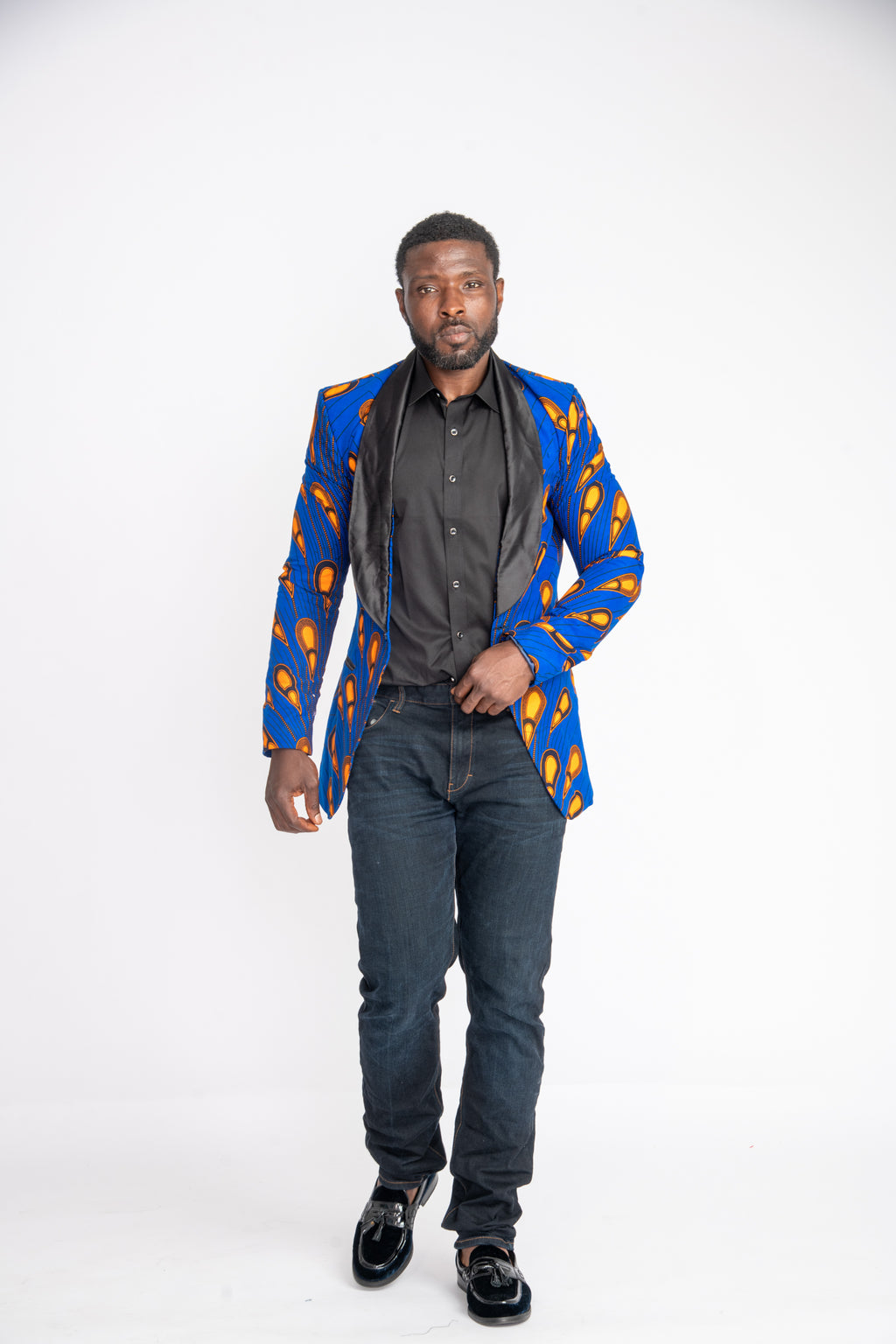 Jidenna Men African Print Jacket