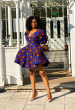 Load image into Gallery viewer, African print Isoken dress