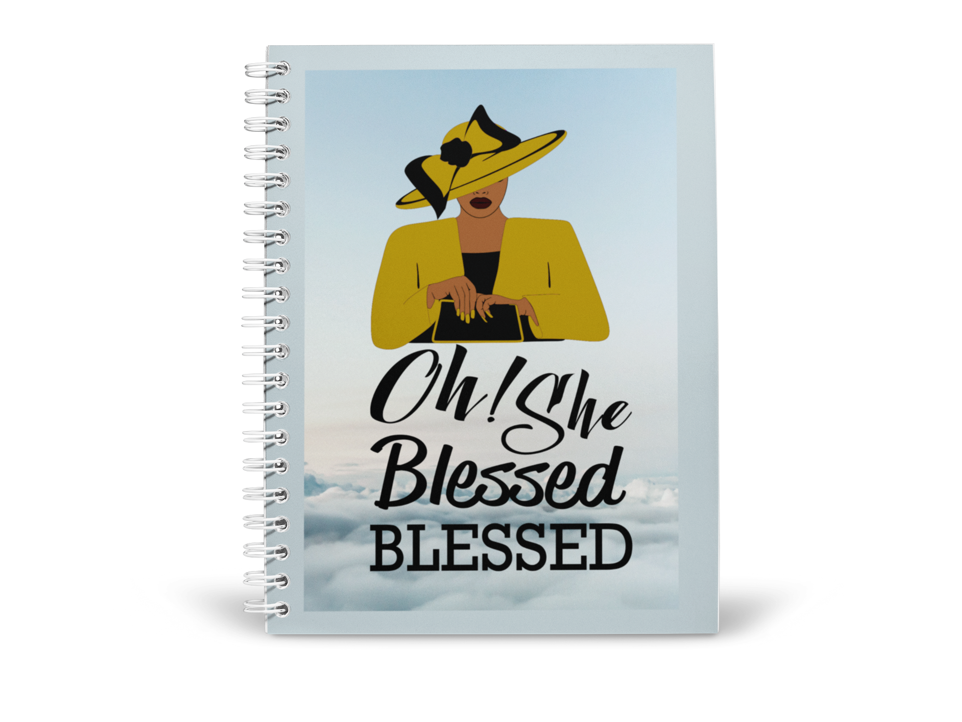 Oh She Blessed Blessed Spiral Notebook / Journal