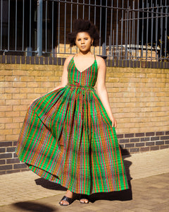 Onyi African print maxi dress