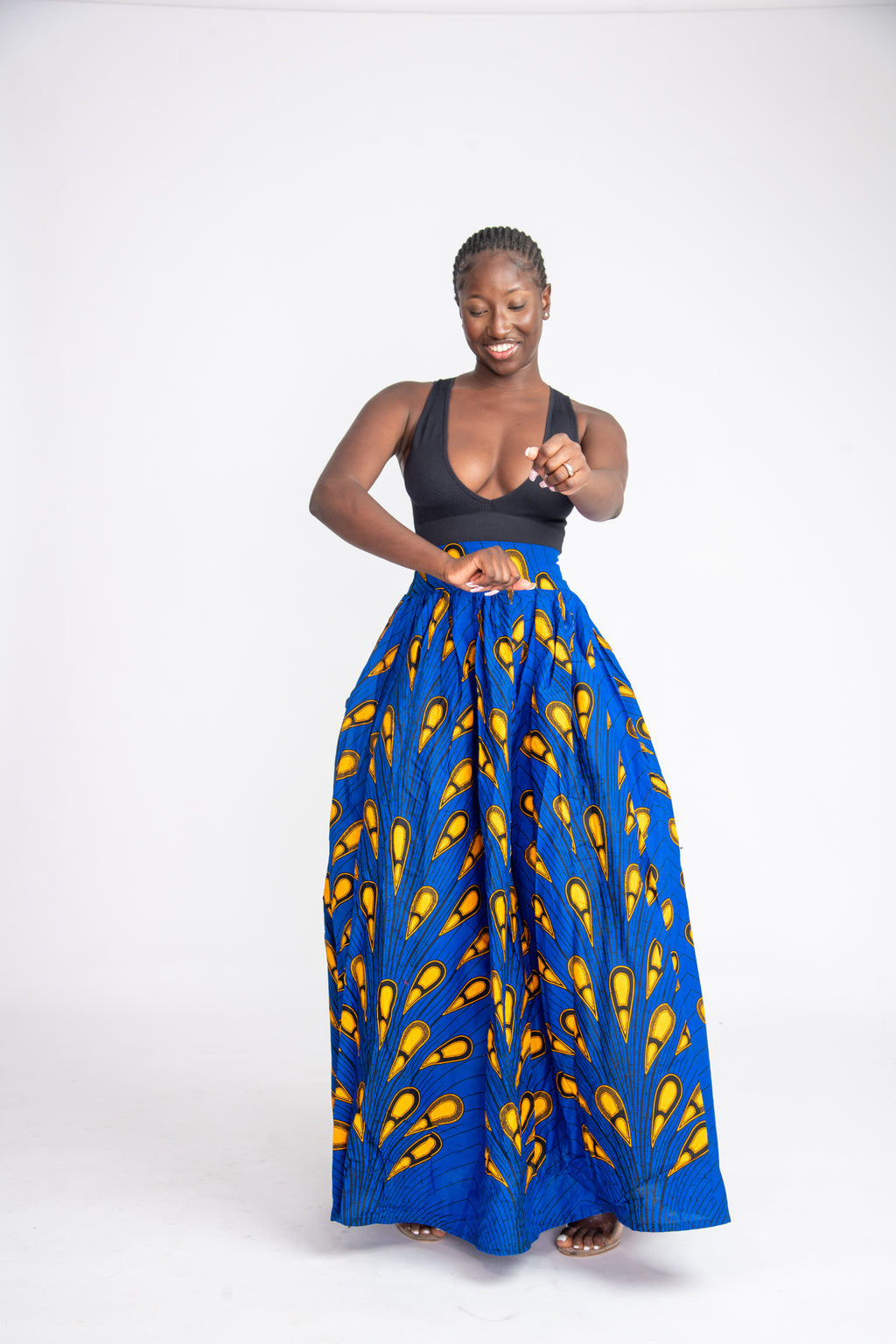 Jidenna African Print Maxi Skirt
