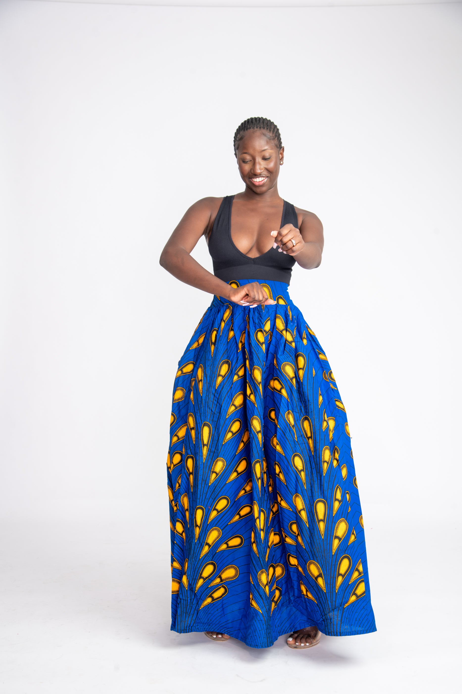 Jidenna African Print Maxi Skirt