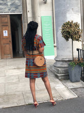 Load image into Gallery viewer, Mawusi African print kente tunic dress - Afrothrone