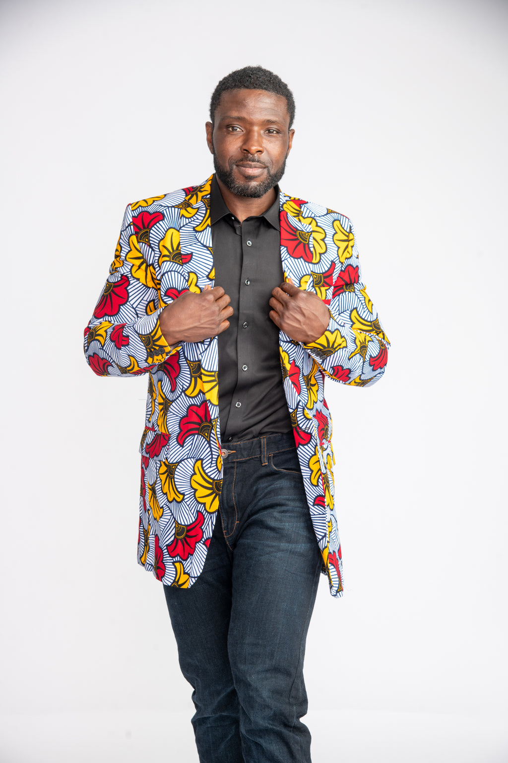 Arike Men African Print Jacket