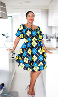 African print Kaleigh dress
