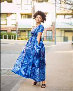 Funmi Adire African Batik dress