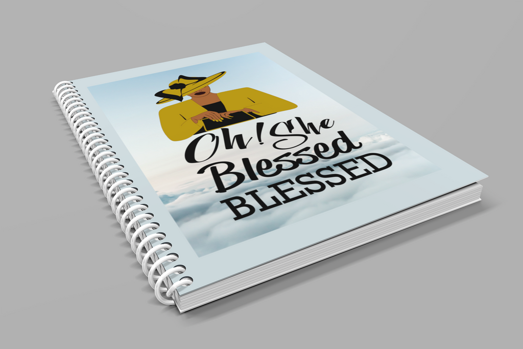 Oh She Blessed Blessed Spiral Notebook / Journal
