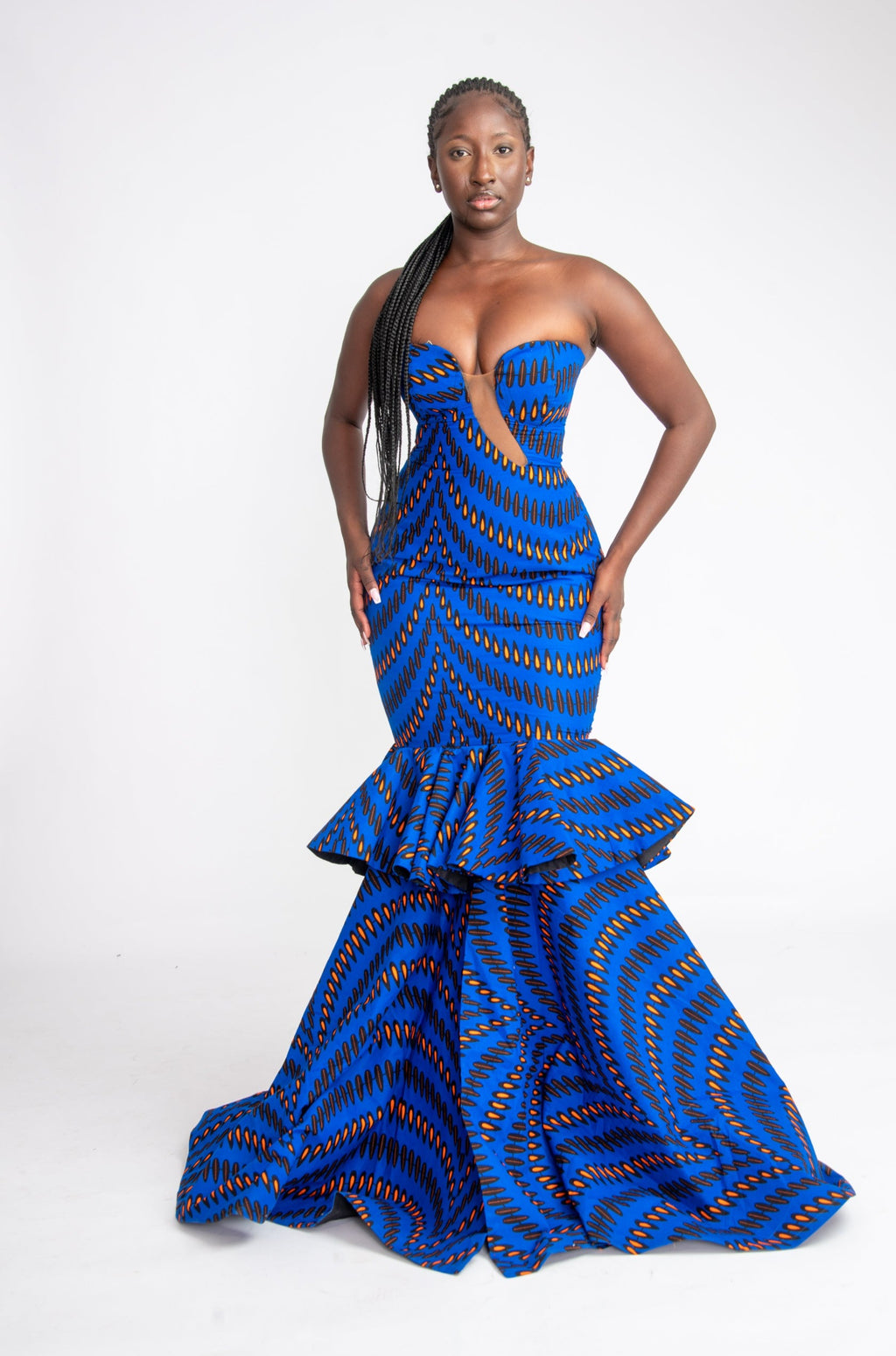 Yetunde Corset African Print Mermaid Dress