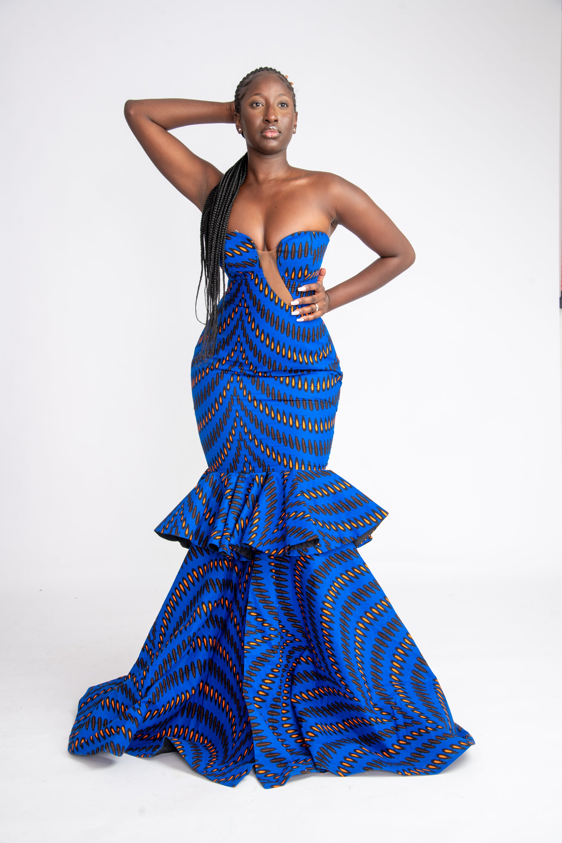Yetunde Corset African Print Mermaid Dress – Afrothrone