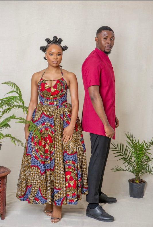 Chikere Couples Matching African Outfits