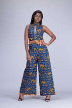 Load image into Gallery viewer, Toke African print Ankara jumpsuit - Afrothrone