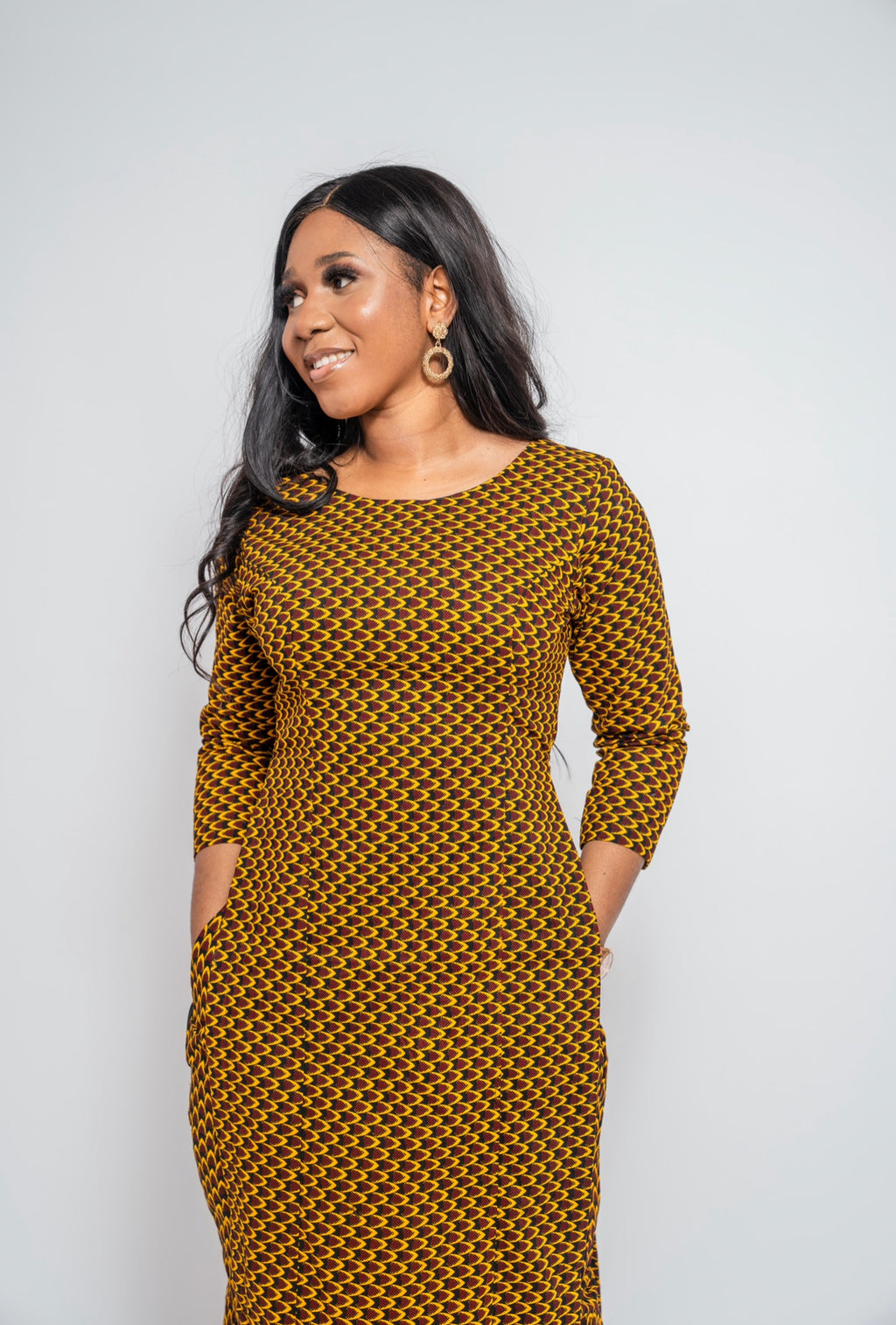 Miriam African 2 piece trouser and top matching set