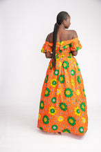 Load image into Gallery viewer, crop top and maxi skirt, ankara crop top gown  Ankara gown  Ankara dresses  Ankara dress  African women clothings  African women clothes  African tops for women  African tops  African skirt  African prints clothings  African print skater dress  African print midi dress  African print maxi dresses African dresses  African print dresses  African Print dress  African midi dress  African long skirt  African full skirt  African dresses  African dress