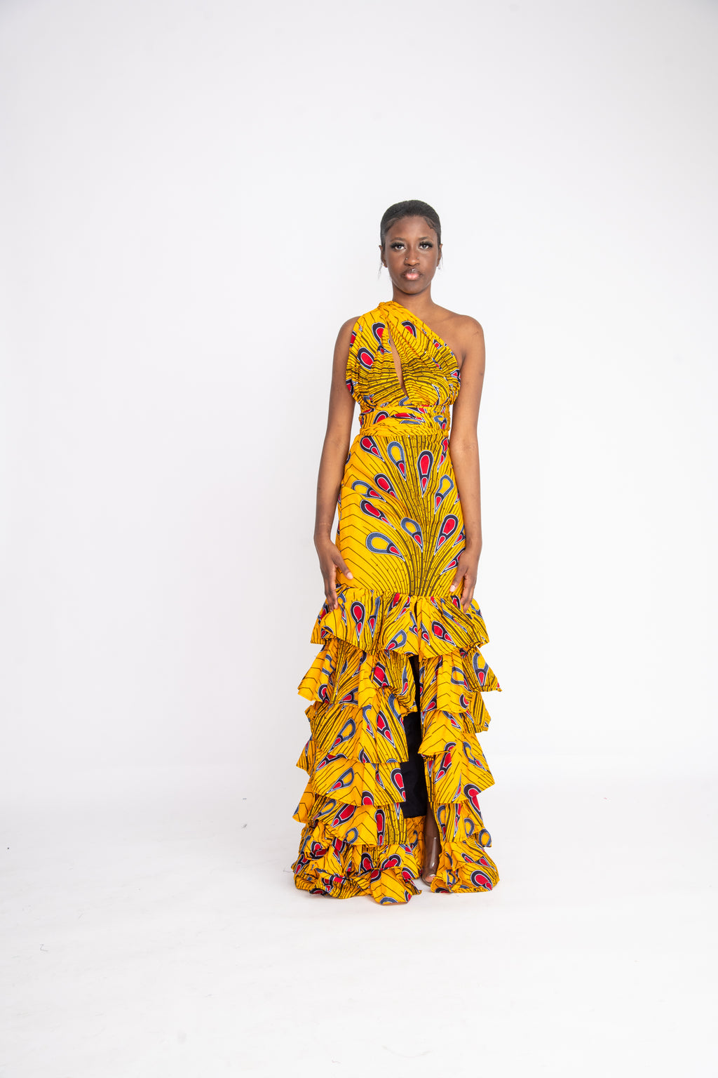 Sinachi African Print Infinity Dress