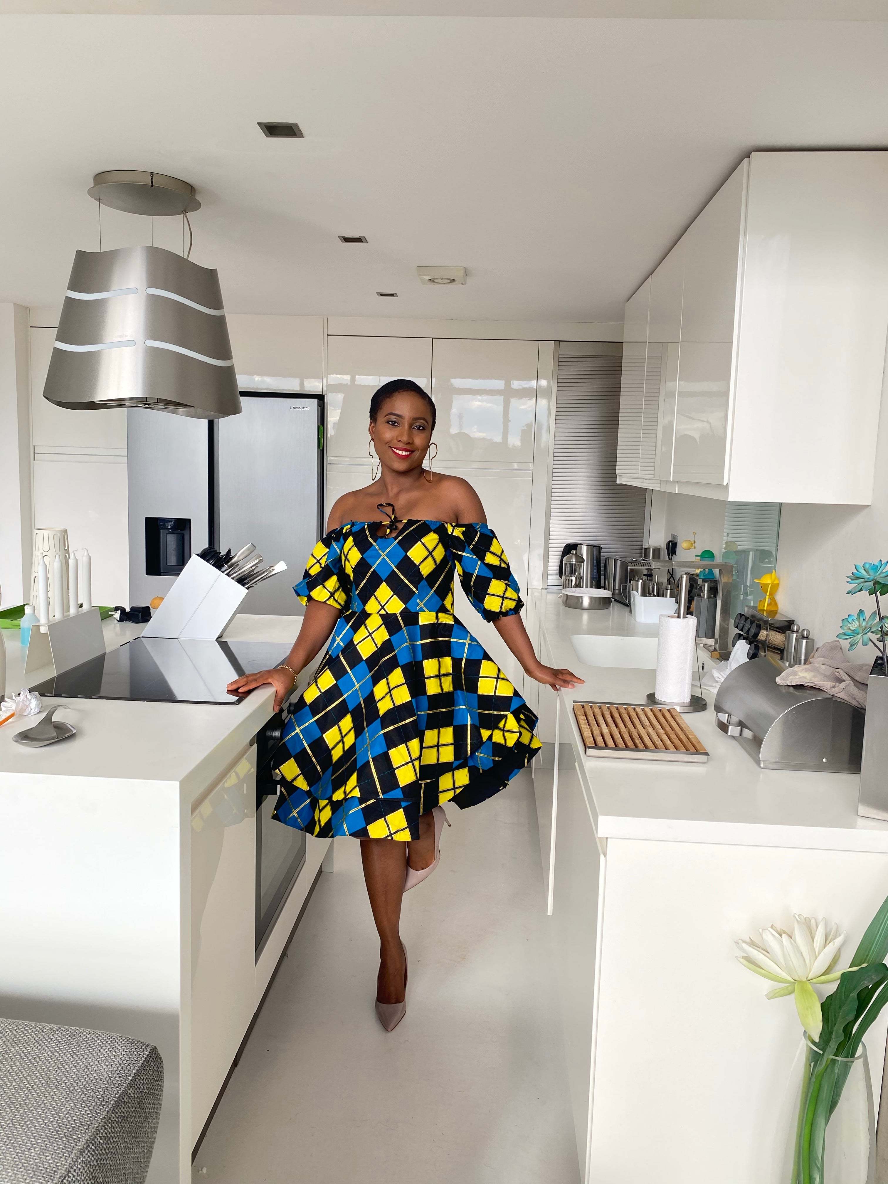 African print Kaleigh dress