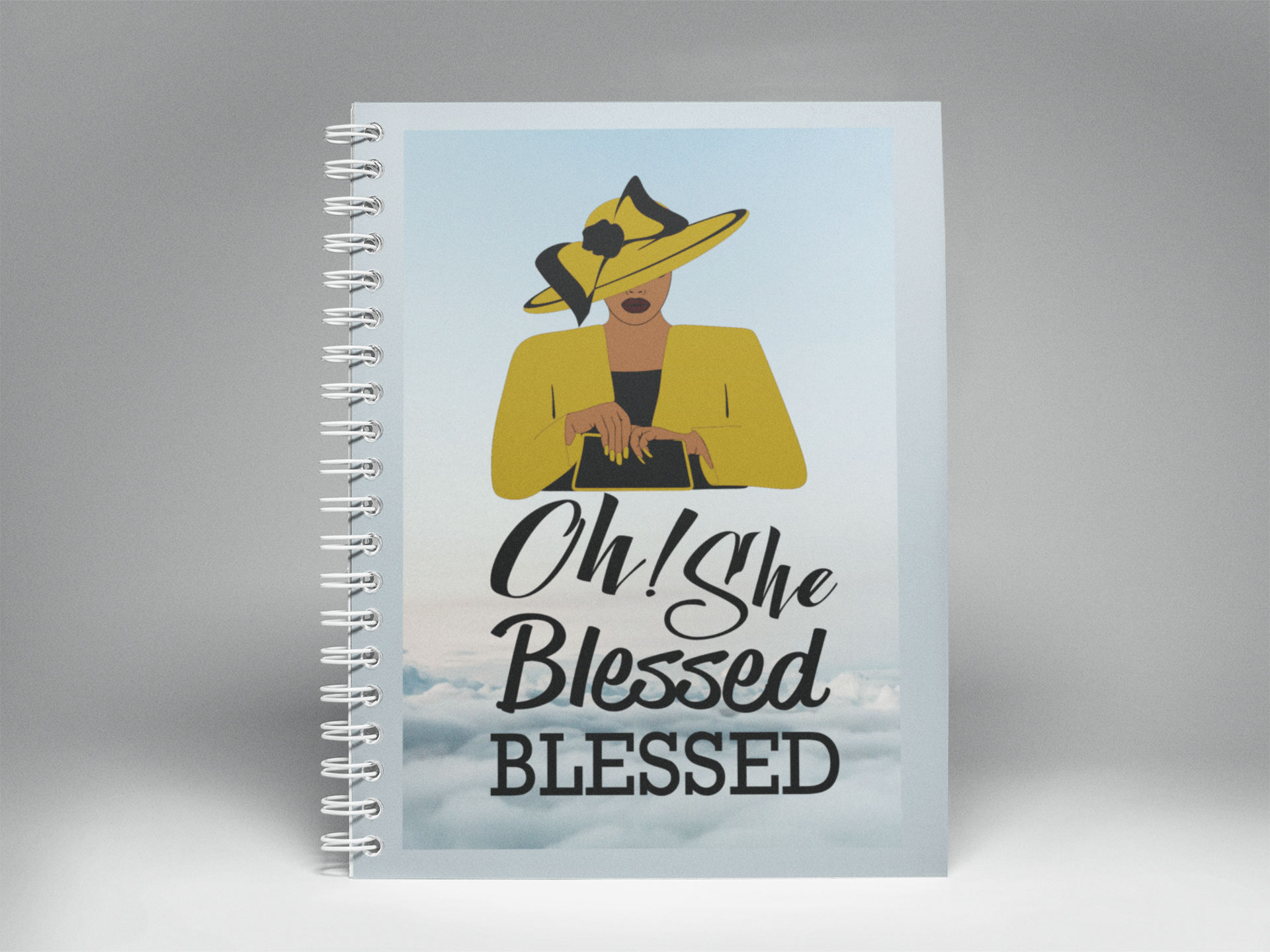 Oh She Blessed Blessed Spiral Notebook / Journal