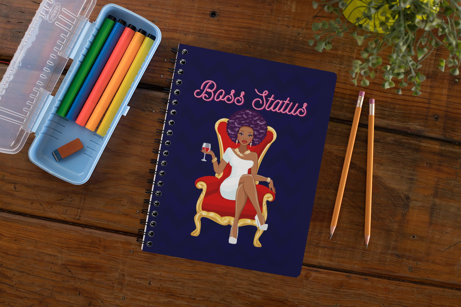 Boss Status Spiral Notebook / Journal