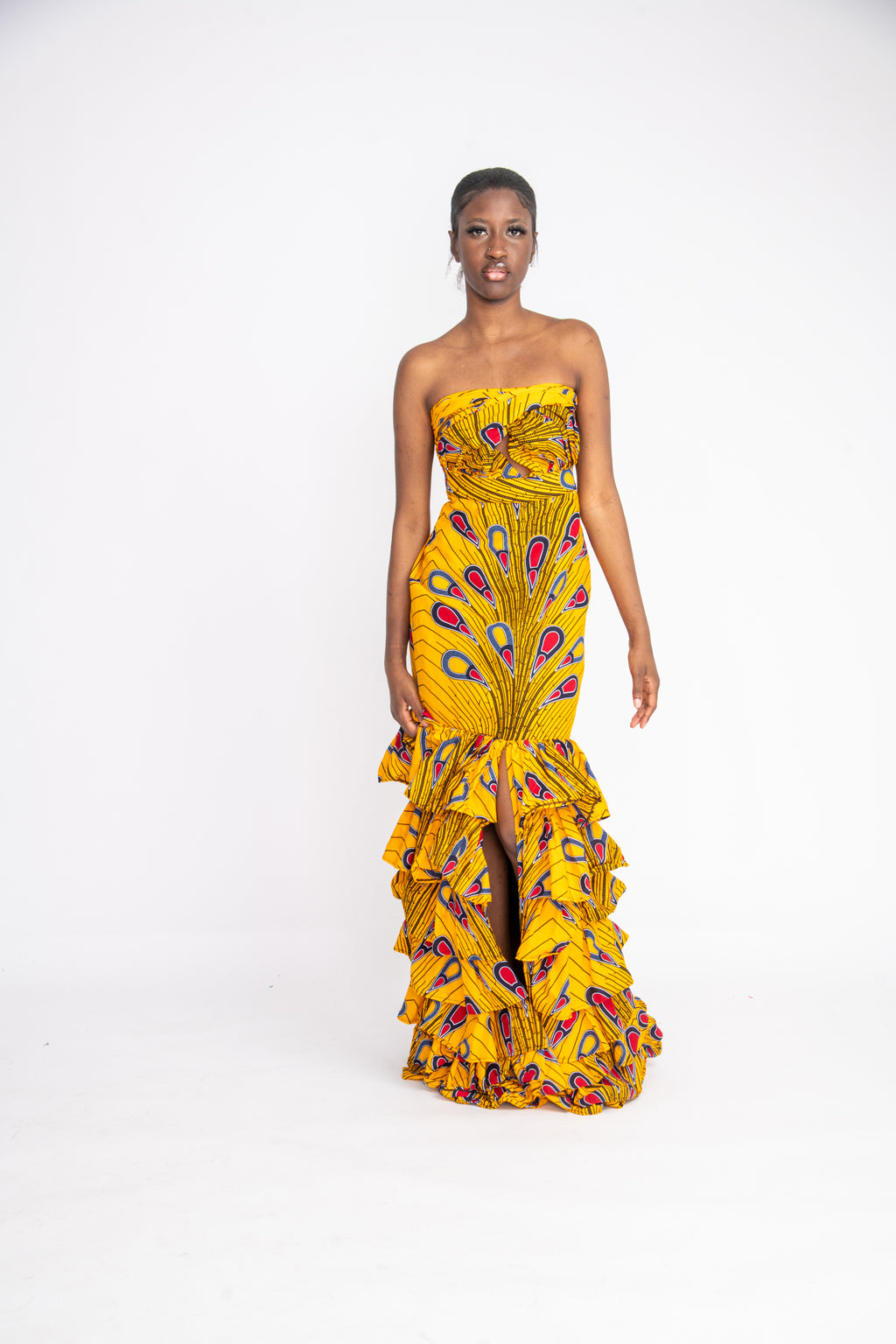 Sinachi African Print Infinity Dress