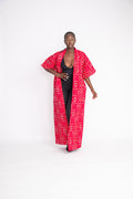Nachi African Print Kimono