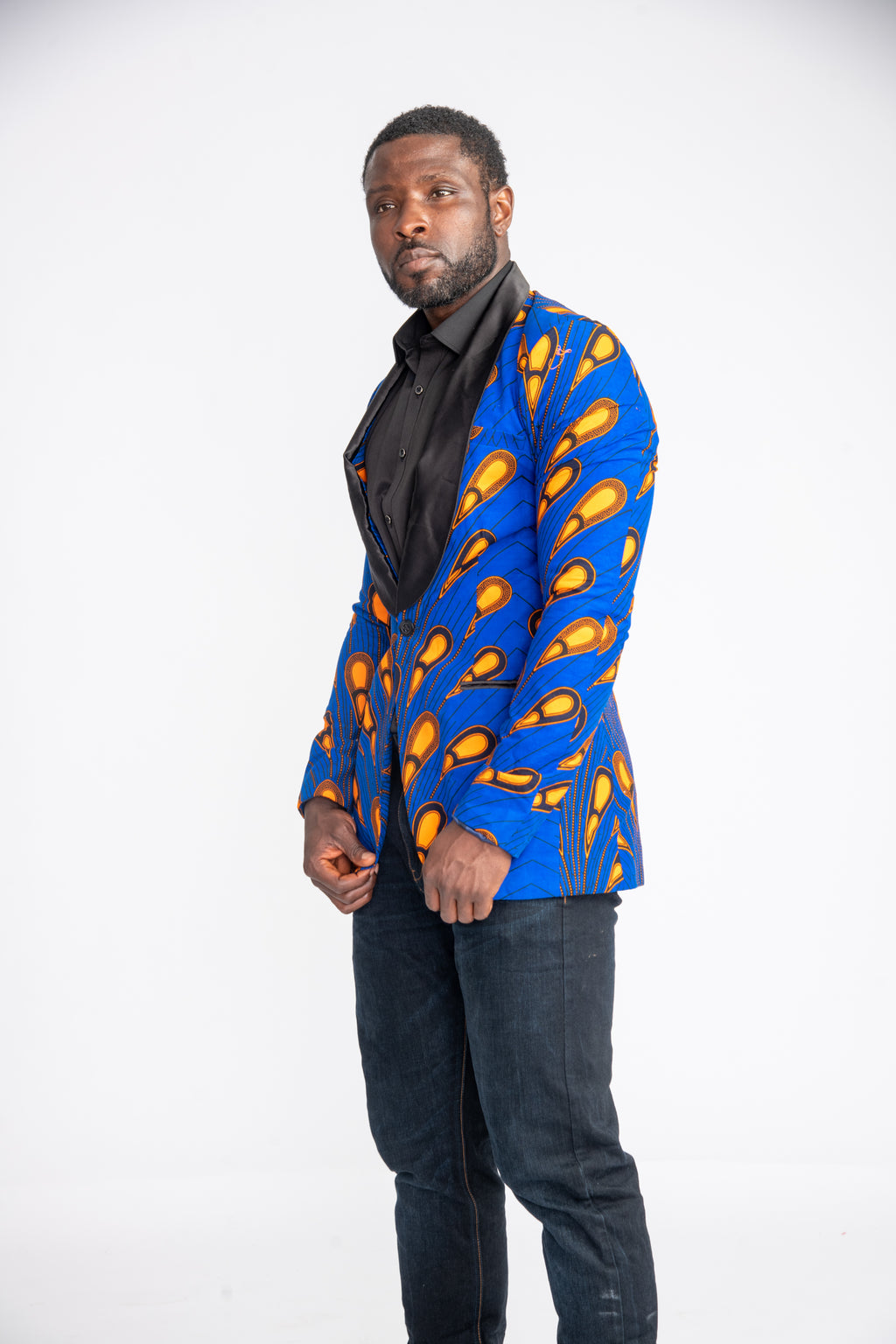 Jidenna Men African Print Jacket