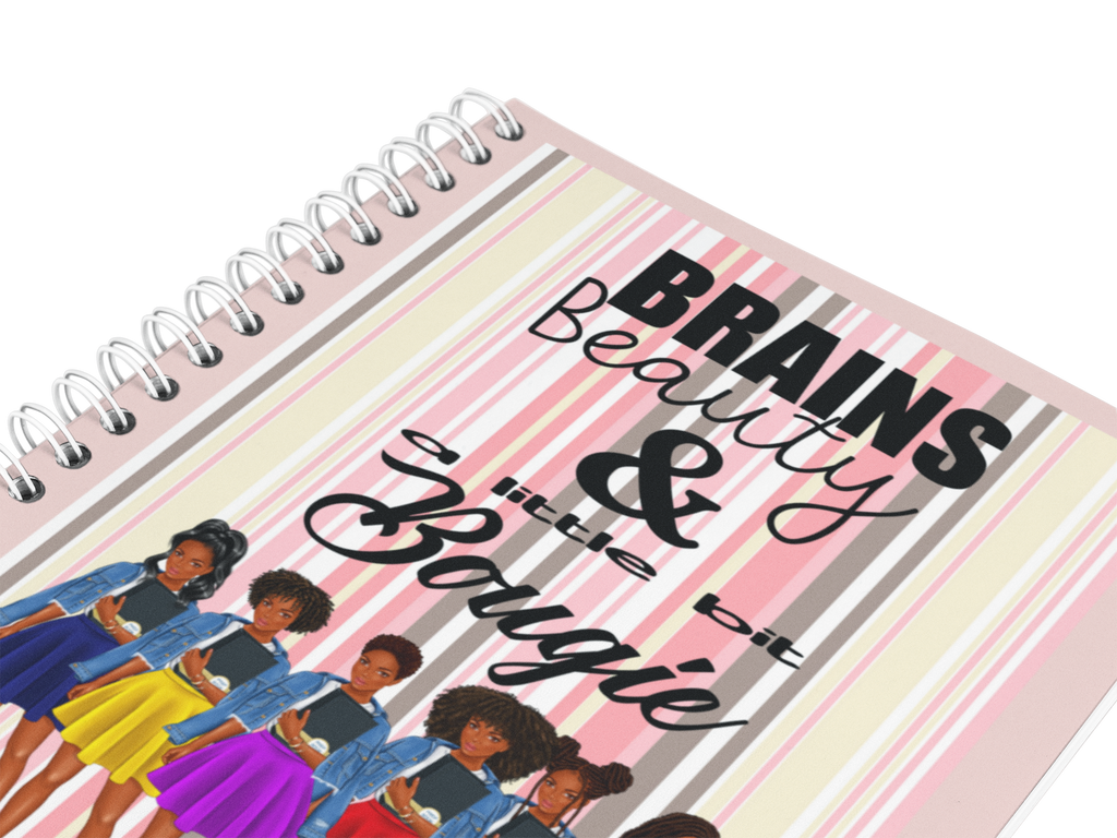 School girl inspirational Spiral notebook/Journal