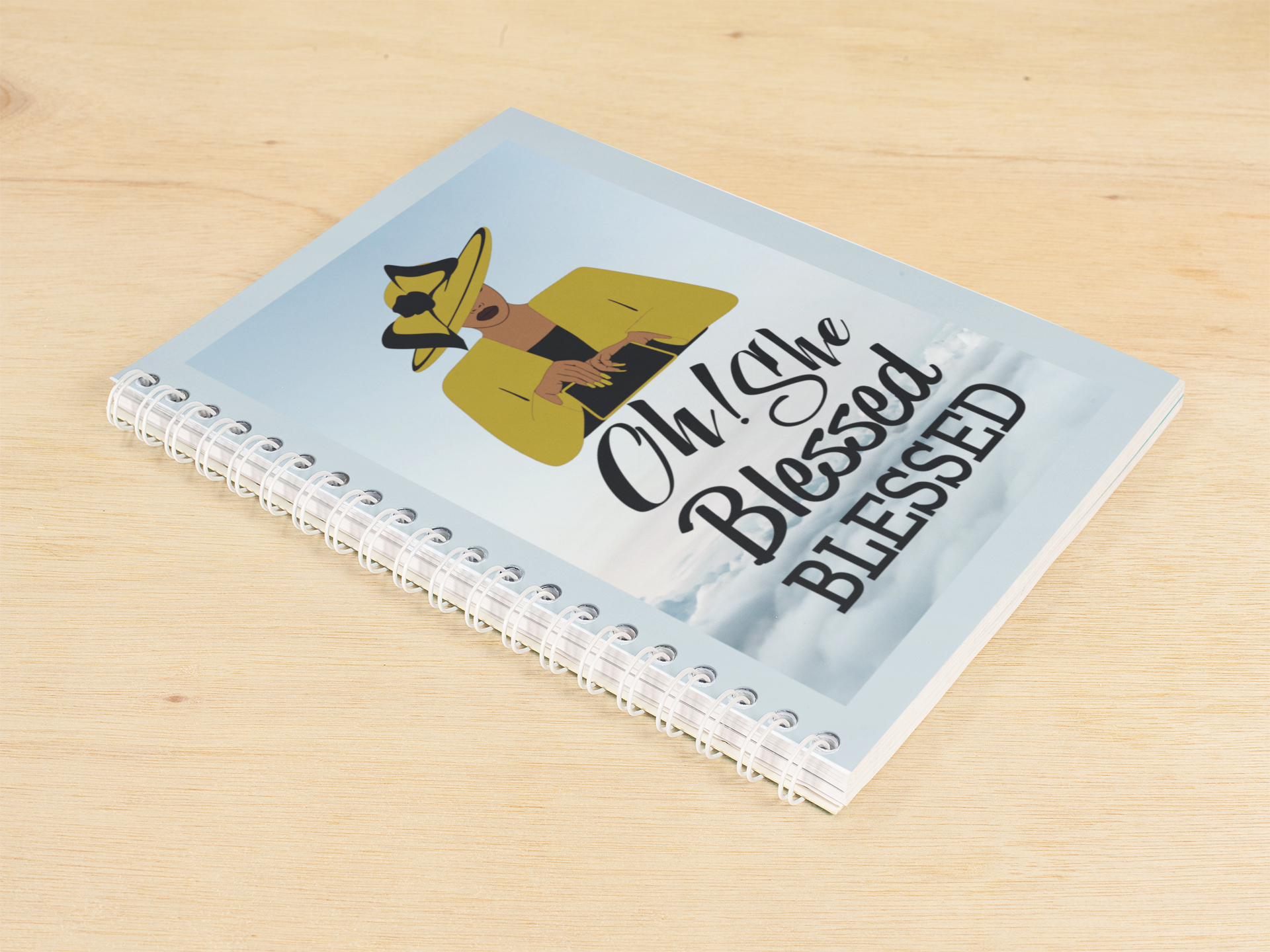 Oh She Blessed Blessed Spiral Notebook / Journal