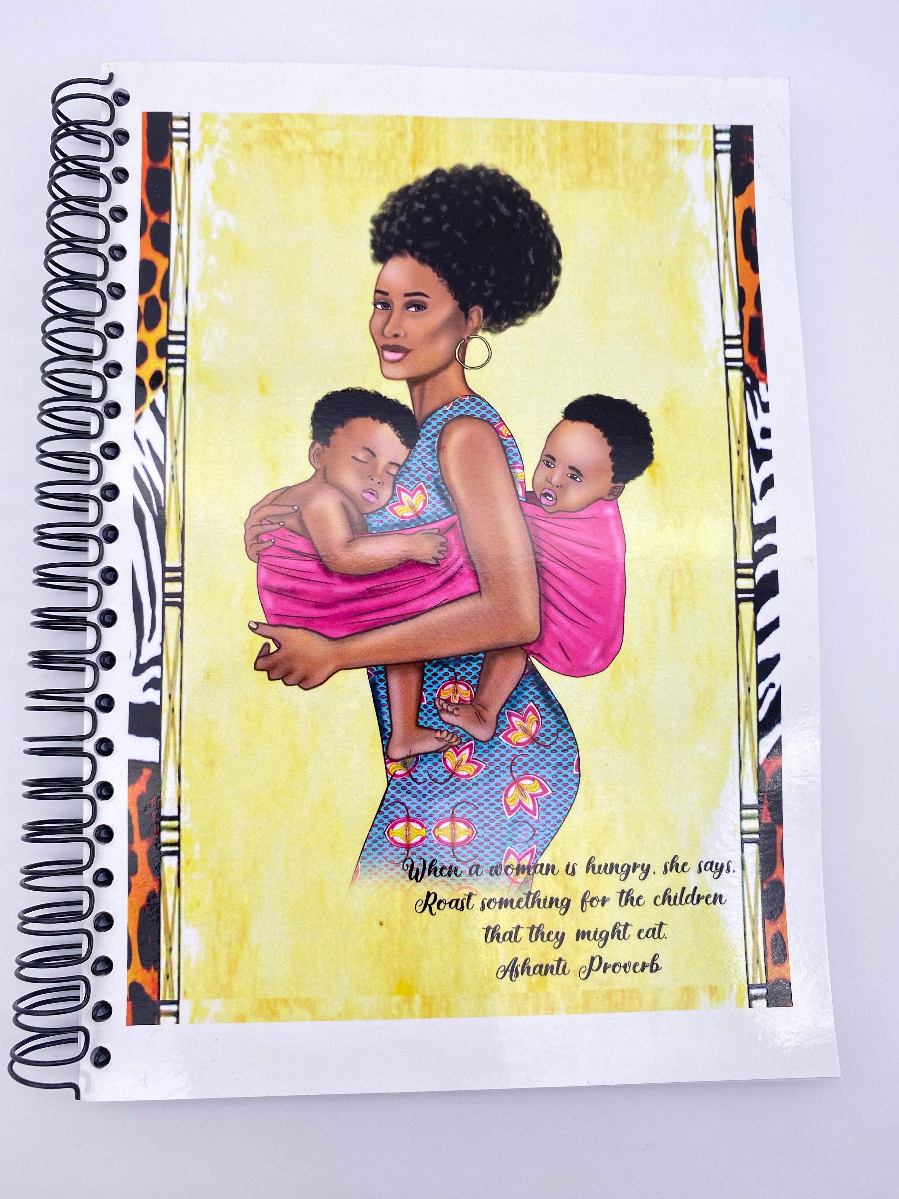 African proverb inspirational Journal wire notebooks