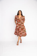 Load image into Gallery viewer, gown  dresses  dress  Ankara midi dress  Ankara gown  Ankara dresses  Ankara dress  African print skater dress  African print midi dress  African print dresses  African Print dress  African occasion dress  African midi dresses  African midi dress  African dresses for women  African dresses  African dress