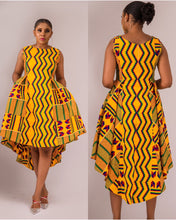 Load image into Gallery viewer, NEW IN Rutendo African print kente dress - Afrothrone