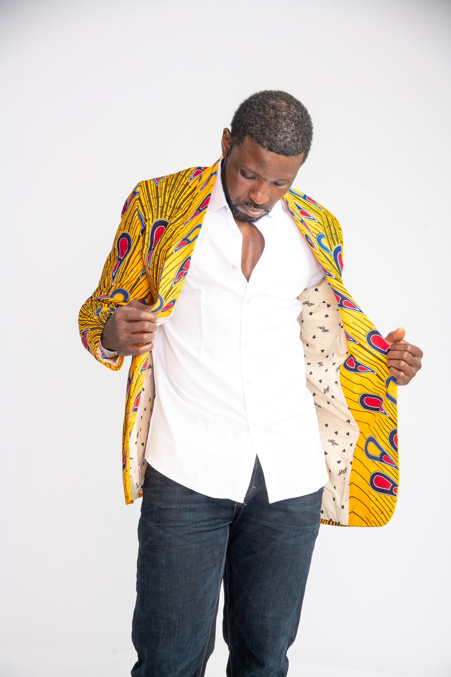 Sinachi Men African Print Jacket