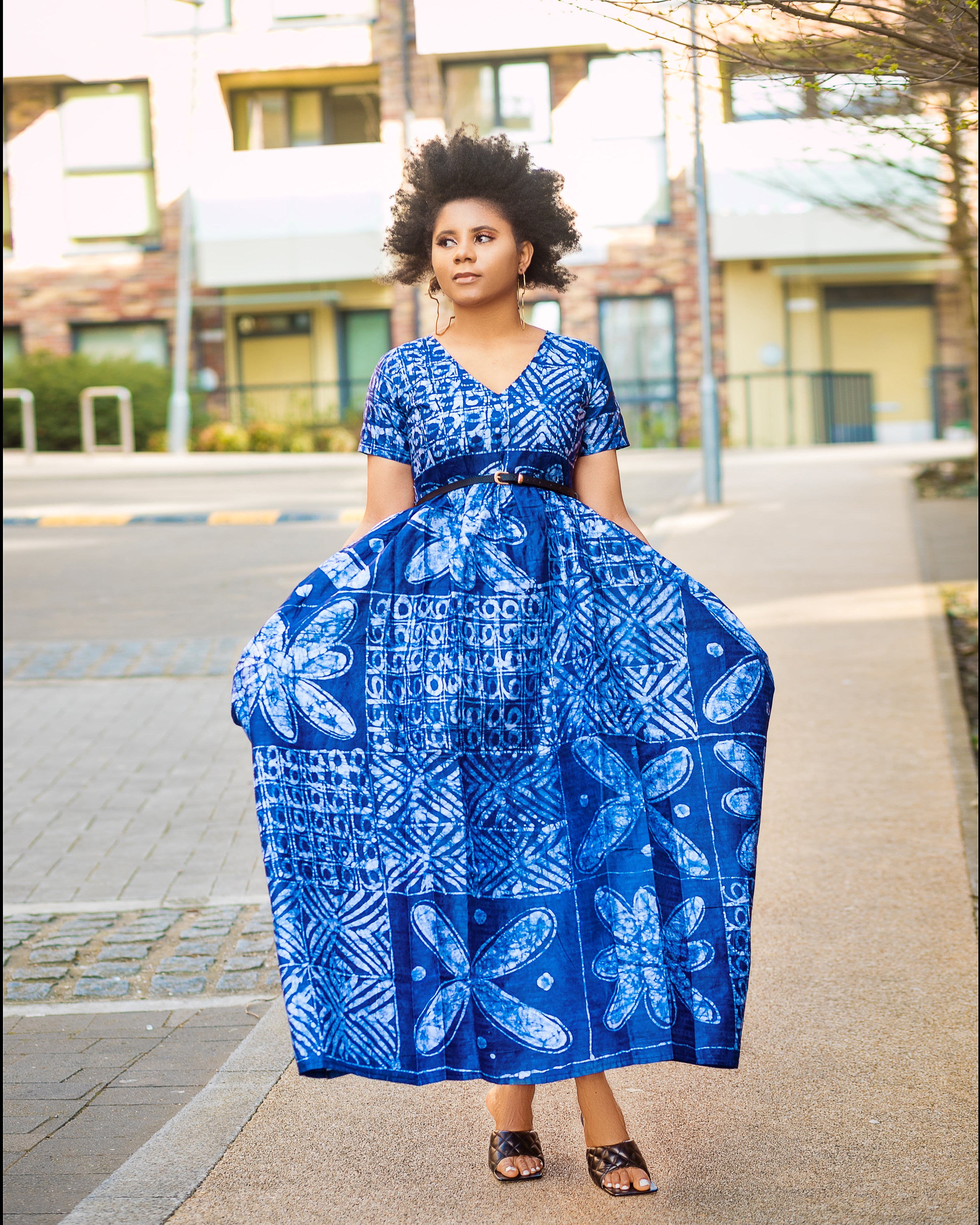 Funmi Adire African Batik dress