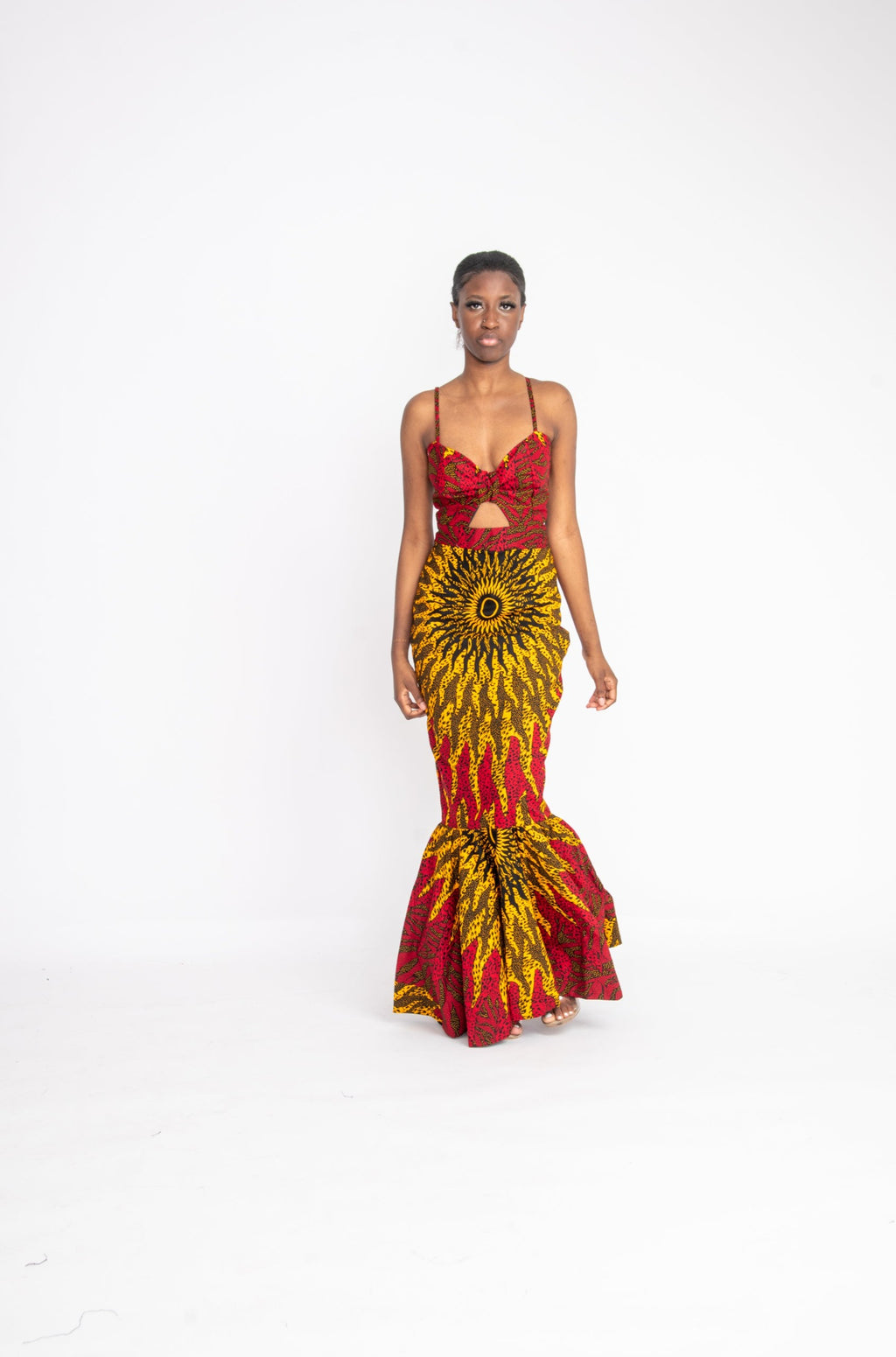 Korra African Print Dress