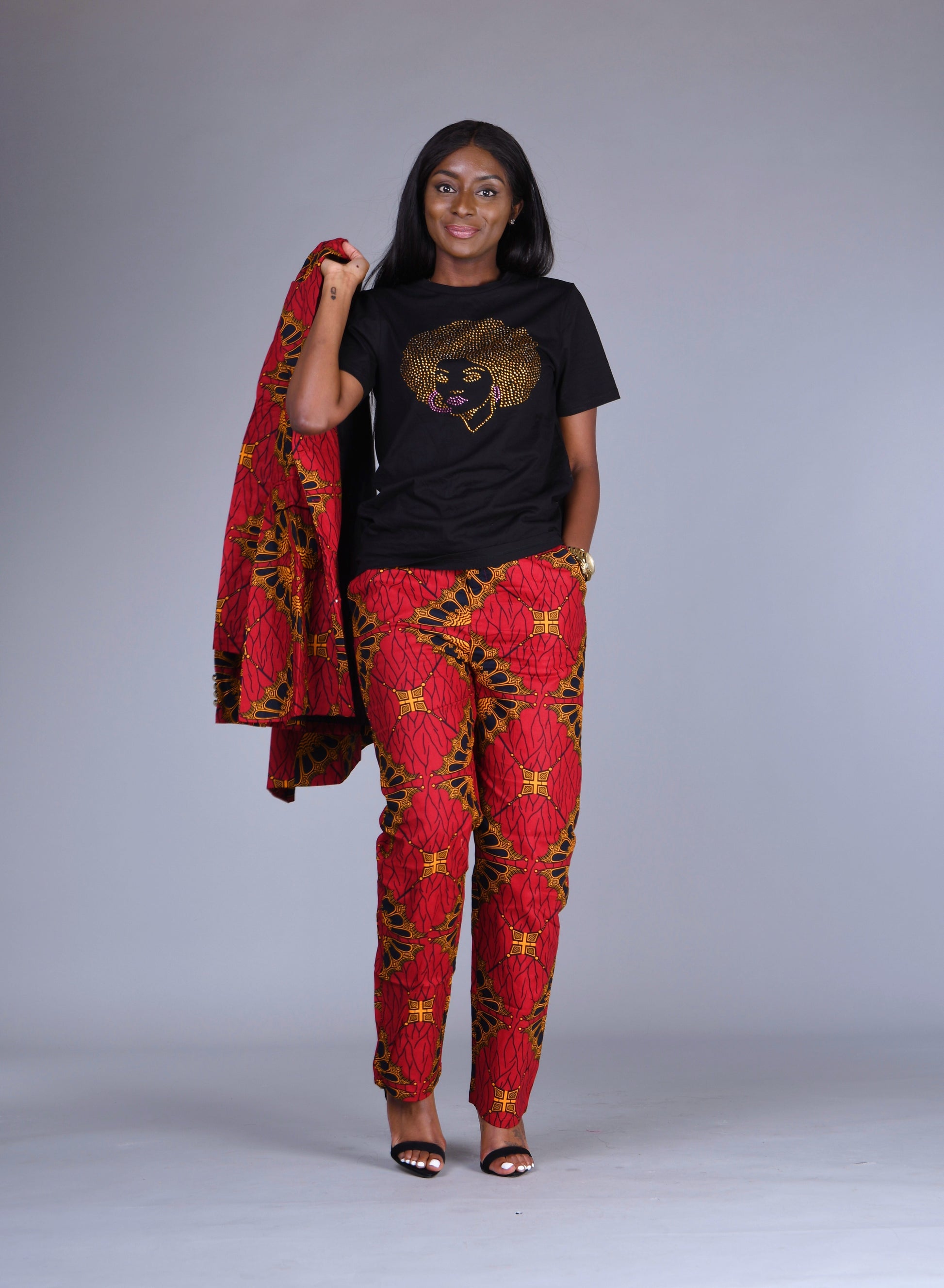 Lola African print 2 piece Suit set - Afrothrone