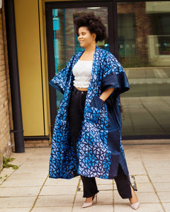 Ganiyat Adire African Batik Kimono