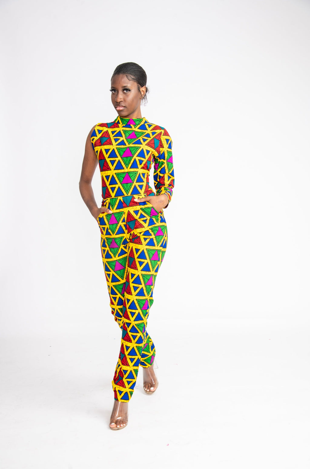 Ireni  African Print Ankara Jumpsuit