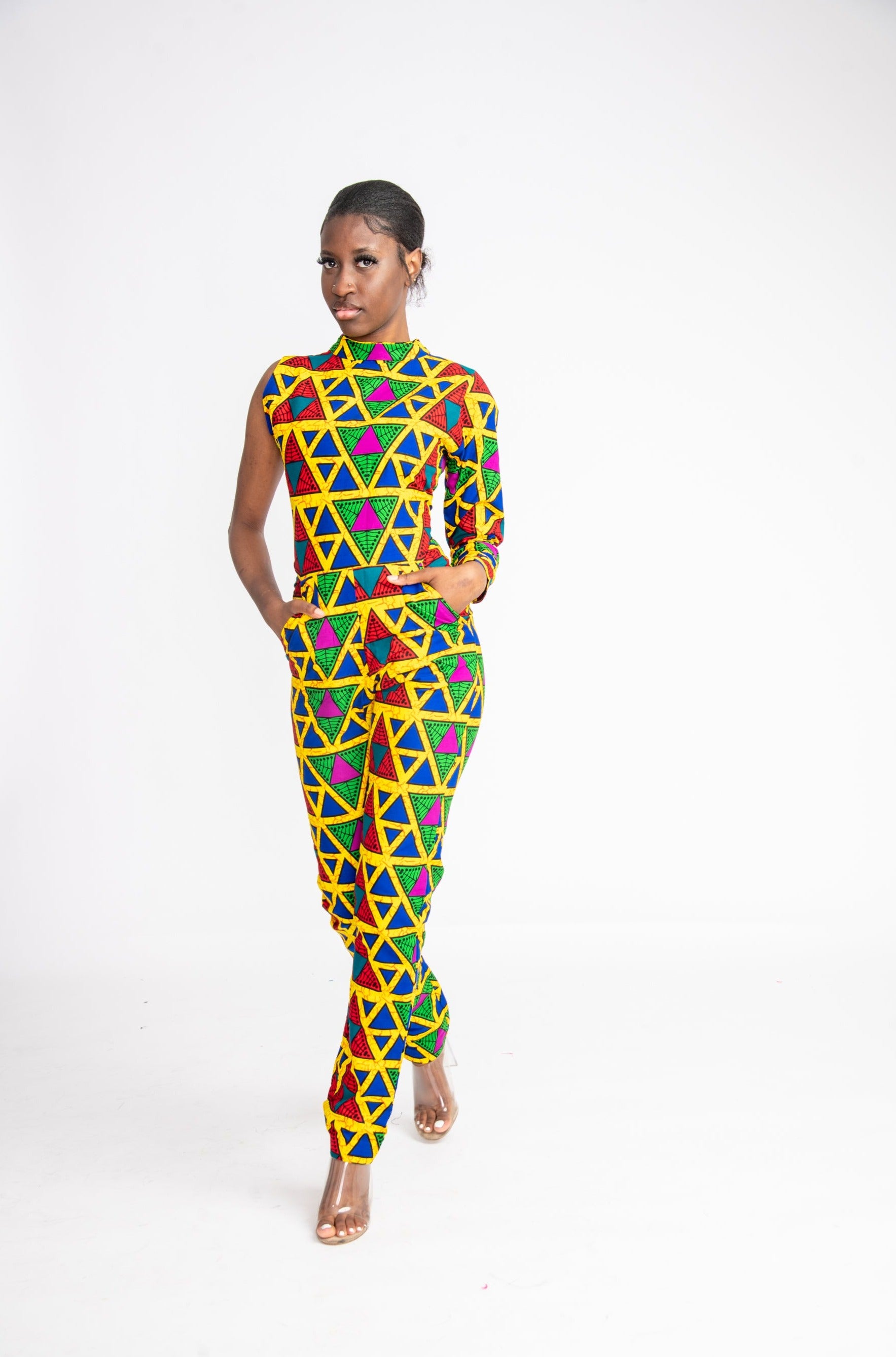 Ireni  African Print Ankara Jumpsuit