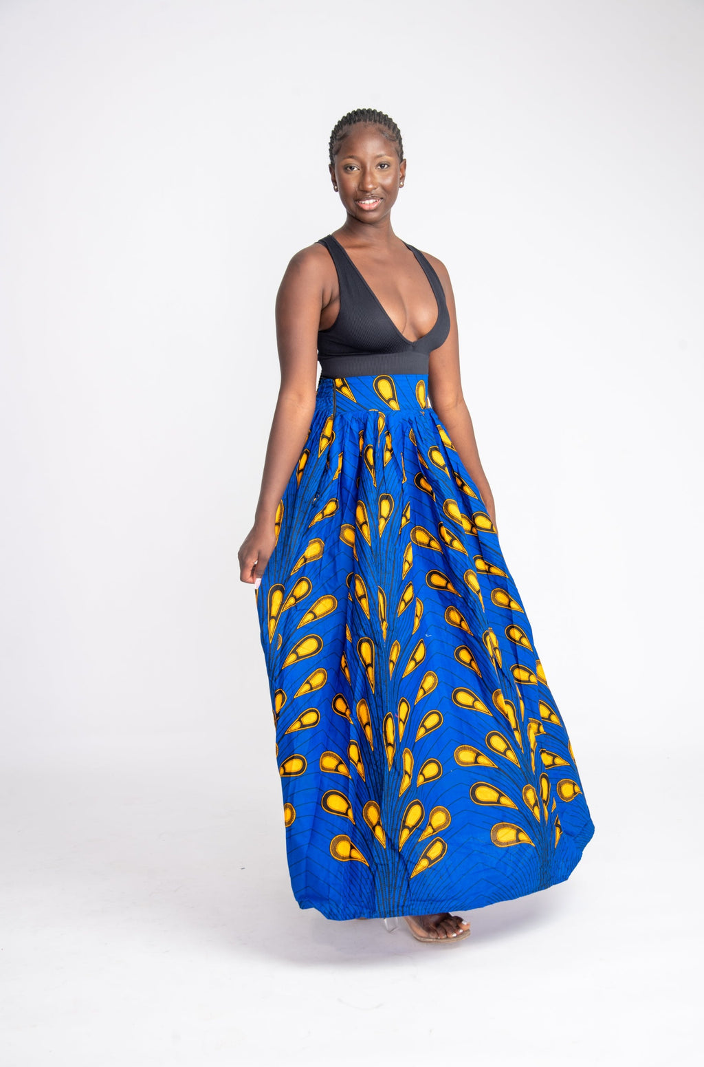 Jidenna African Print Maxi Skirt