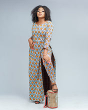 Charger l&#39;image dans la galerie, Yara African print top with matching pant trousers