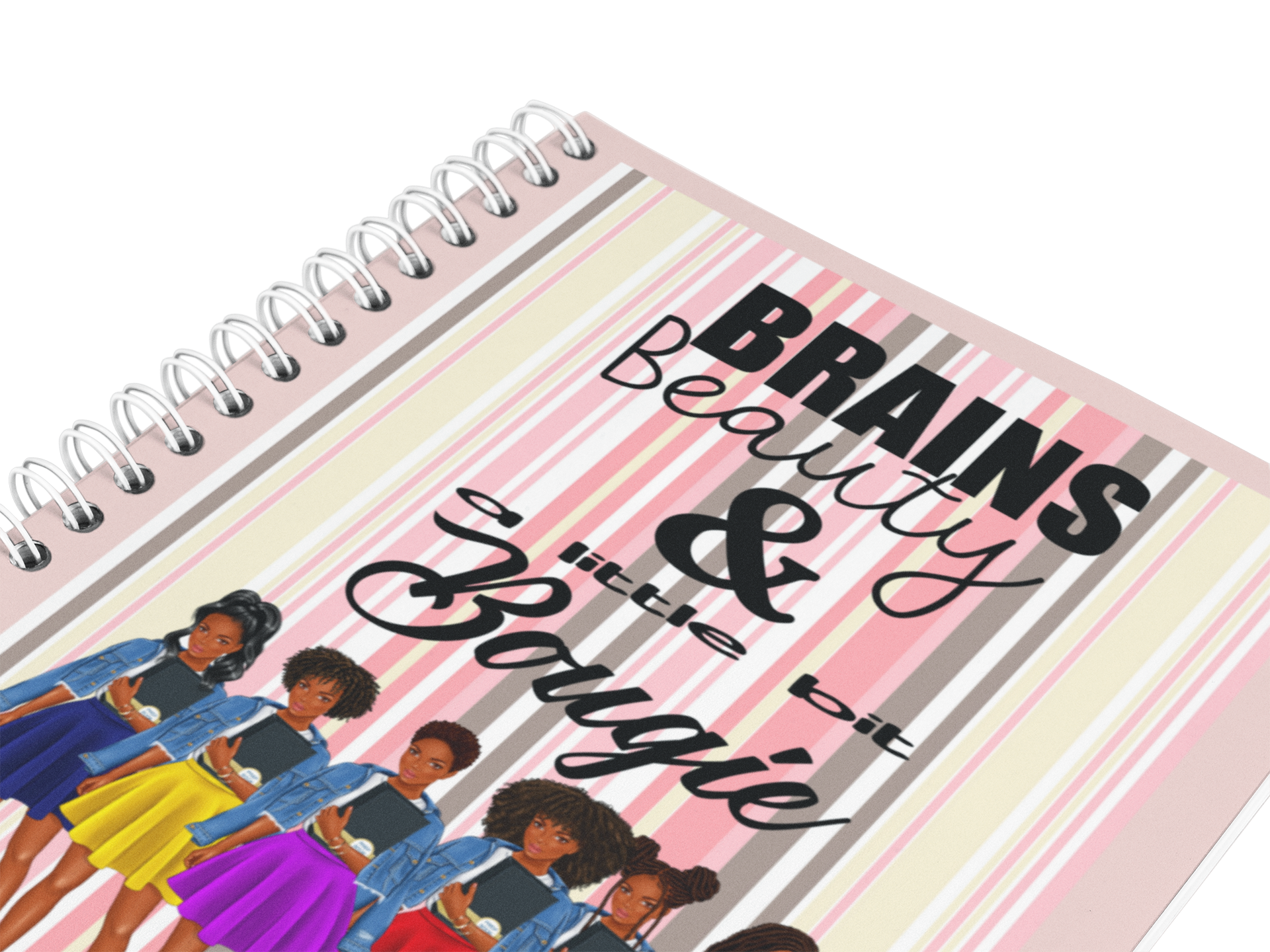 School girl inspirational Spiral notebook/Journal