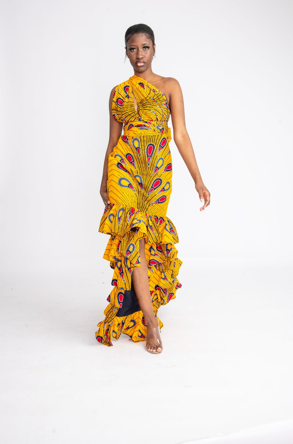 Sinachi African Print Infinity Dress
