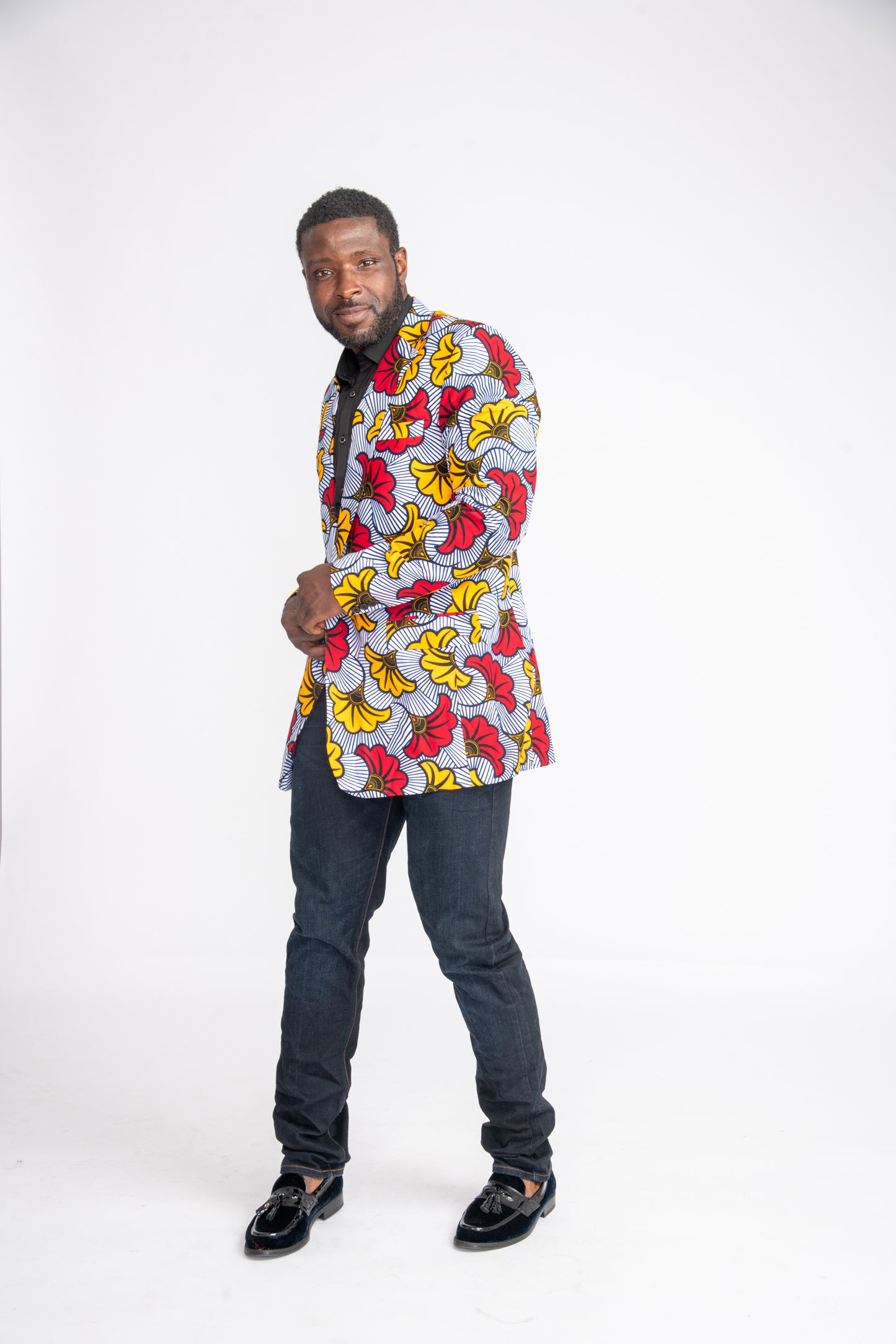 Arike Men African Print Jacket